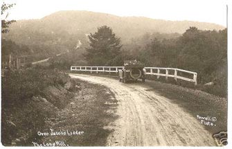 Early motorist on Jacob's Ladder Trail